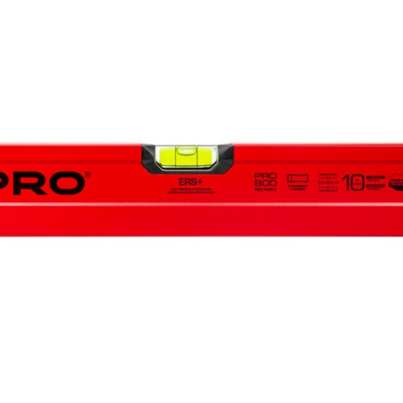 Nível Pintado de Vermelho com pegas PRO FACHMAYER PRO800,ferramentudo, réguas, medições e níveis