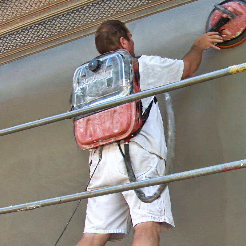 PFM WT - maquina de arear, ferramentudo, maquina de acabamento de gesso, maquina de arear com deposito