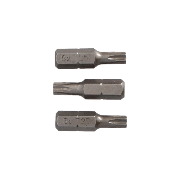 Ponteiras 3 peças 20/ 25 TORX DRAUMET, ferramentudo, outras ferramentas, ponteiras