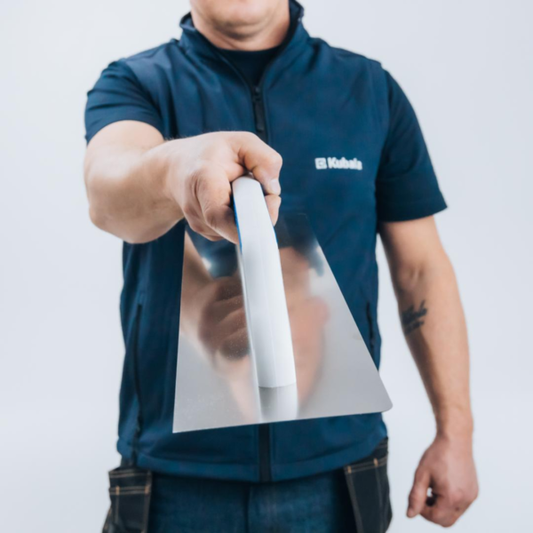 Talocha lisa com 2 cantos arredondados para aplicação de gesso KUBALA, ferramentudo, Liçosas e espátulas.
