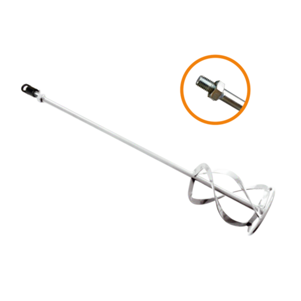 Vareta de mistura com rosca galvanizada, ferramentudo, Varetas de mistura, Mistruador